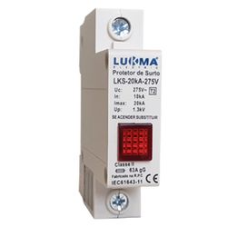 LUKMA DISPOSITIVO PROTECAO DPS 20KA 275V CARTUCHO FIXO - 1... - ATACADO ZR