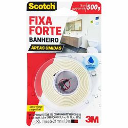 3M FITA DUPLA FACE ESPUMA 24MM X 1MT BANHEIRO (500G) - 12117 - ATACADO ZR