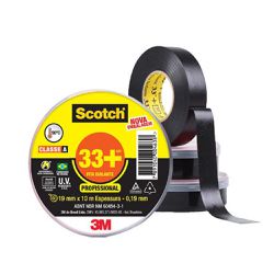 3M FITA ISOLANTE SCOTCH 33+ 19MMX20M - 11962 - ATACADO ZR