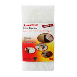 3M FOLHA ABRASIVA SCOTCH-BRITE EXT FN 110MMX225MM - 11985 - ATACADO ZR
