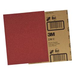 3M LIXA MASSA/MADEIRA 220 C/ 50 FOLHAS - 11996 - ATACADO ZR