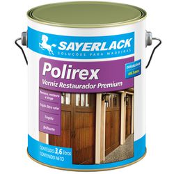 SAYERLACK VERNIZ POLIREX IMBUIA 3,6LT - 04681 - ATACADO ZR