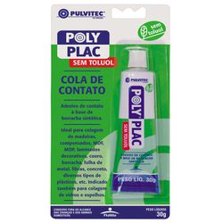 PULVITEC COLA CONTATO POLYPLAC 30GR - 01315 - ATACADO ZR