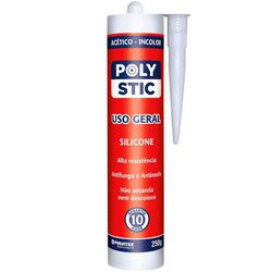 PULVITEC COLA SILICONE ACETICO INCOLOR 250GR - 09116 - ATACADO ZR