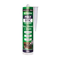 PULVITEC COLA SILICONE POLYSTIC ECO 280GR PRETO - 09475 - ATACADO ZR