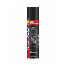 BASTON SPRAY CHEMICOLOR ALTA TEMPERATURA PRETO FOSCO 350ML -... - ATACADO ZR