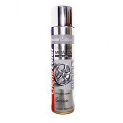 BASTON SPRAY CHEMICOLOR METALICA CROMADO 400ML - 03194 - ATACADO ZR