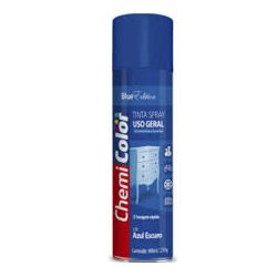 BASTON SPRAY CHEMICOLOR USO GERAL AZUL ESCURO 400ML - 04131 - ATACADO ZR
