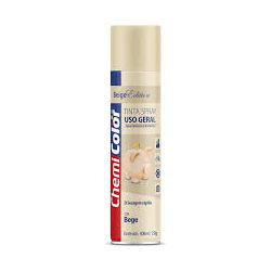 BASTON SPRAY CHEMICOLOR USO GERAL BEGE 400ML - 03862 - ATACADO ZR