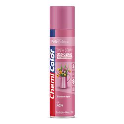 BASTON SPRAY CHEMICOLOR USO GERAL ROSA 400ML - 03864 - ATACADO ZR