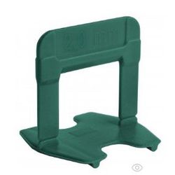 CORTAG ESPAÇADOR NIVELADOR ECO 2,0MM VERDE C/50 - 09631 - ATACADO ZR