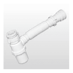 FERE SIFÃO FLEXIVEL UNIVERSAL COPO BRANCO - 08237 - ATACADO ZR