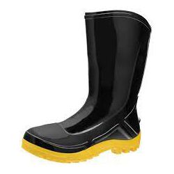 MARLUVAS BOTA PVC C/FORRO PRETA C/ BARRA SOLADO AM. 41 - 123... - ATACADO ZR