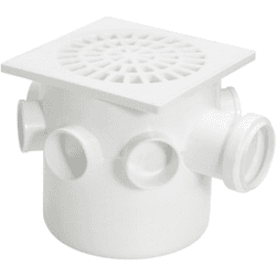 AMANCO CAIXA SIFONADA QUAD BRANCA (150X150X50) - 01459 - ATACADO ZR