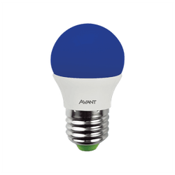 AVANT LAMPADA LED BOLINHA FILAMENTO E-27 2W BIV. AZUL - 1280 - ATACADO ZR