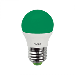 AVANT LAMPADA LED BOLINHA FILAMENTO E-27 2W BIV. VERDE - 128... - ATACADO ZR
