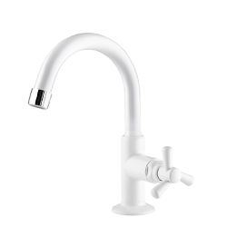 VIQUA TORNEIRA DE MESA BICA ALTA PARA BANHEIRO BRANCA (PACIF... - ATACADO ZR