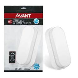 AVANT ARANDELA HUMMER BRANCA 12W X 6500K BIVOLT - 12812 - ATACADO ZR