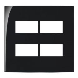 MARGIRIUS EBONY SLEEK PLACA 4X4 4 POSTOS HORIZONTAL SEPARADO... - ATACADO ZR