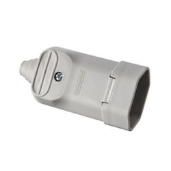 MARGIRIUS PINO FEMEA CINZA 2P+T 10A PRENSA CABO - 12622 - ATACADO ZR