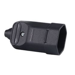MARGIRIUS PINO FEMEA PRETO 2P+T 20A PRENSA CABO - 12598 - ATACADO ZR