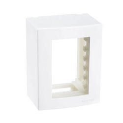 MARGIRIUS SLEEK CAIXA SOBREPOR 95X75 3 POSTOS C/SUPORTE - 12... - ATACADO ZR