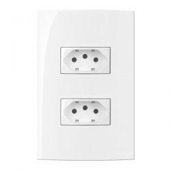 MARGIRIUS SLEEK CONJ. 4X2 2TOMADA 2P+T 10A - 12133 - ATACADO ZR