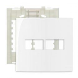MARGIRIUS SLEEK PLACA + SUPORTE 4X4 2 POSTOS HORIZONTAL - 12... - ATACADO ZR