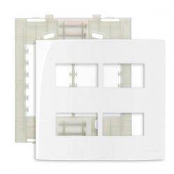 MARGIRIUS SLEEK PLACA + SUPORTE 4X4 4 POSTOS HORIZONTAL - 12... - ATACADO ZR