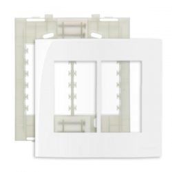 MARGIRIUS SLEEK PLACA + SUPORTE 4X4 6 POSTOS HORIZONTAL - 12... - ATACADO ZR