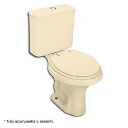 LOGASA BACIA + CAIXA ACOPLAR PARATI (ACION. SIMPLES) BEGE AR... - ATACADO ZR