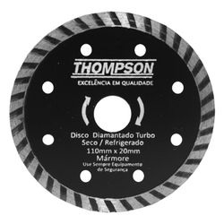 THOMPSON DISCO DIAMANTADO TURBO 110MM - 09996 - ATACADO ZR