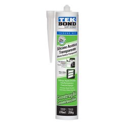 TEK BOND SILICONE ACETICO CONSTRUÇÃO INCOLOR 256G / 270ML - ... - ATACADO ZR