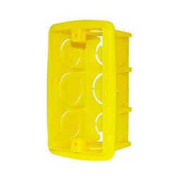 ILUMI CAIXA LUZ PVC AMARELA 4X2 - 09909 - ATACADO ZR