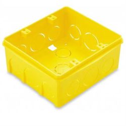ILUMI CAIXA LUZ PVC AMARELA 4X4 - 11433 - ATACADO ZR