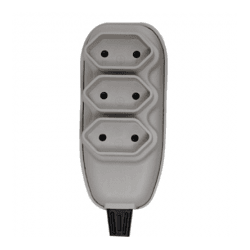 ILUMI EXTENSÃO CINZA CORDÃO PARALELO 2P 05mts. - 09401 - ATACADO ZR