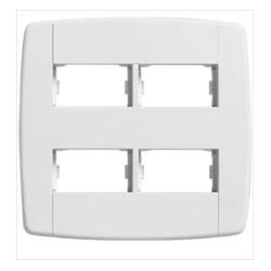 ILUMI LEV PLACA 4X4 2+2 MODULOS SEPARADOS - 10227 - ATACADO ZR