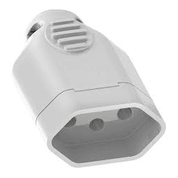 ILUMI PINO FEMEA 2P+T CINZA 20A C/10 - 08004 - ATACADO ZR