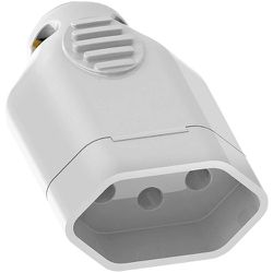 ILUMI PINO FEMEA CINZA 2P+T 10A C/10 - 09082 - ATACADO ZR