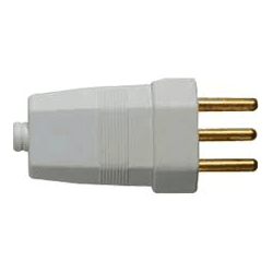 ILUMI PINO MACHO CINZA 2P+T 10A C/10 - 07997 - ATACADO ZR