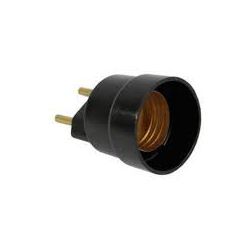 ILUMI PINO PORTA LAMPADA PRETO - 08047 - ATACADO ZR
