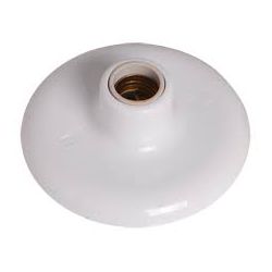 ILUMI PLAFON BRANCO SOQUETE PORCELANA 100W (IMPORTADO) - 093... - ATACADO ZR
