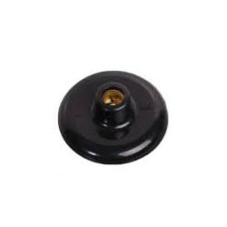 ILUMI PLAFON PRETO SOQUETE PORCELANA 100W (IMPORTADO) - 1064 - ATACADO ZR