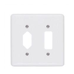 ILUMI STYLUS PLACA 4X4 (1 INTERRUPTOR + 1 TOMADA) - 07981 - ATACADO ZR