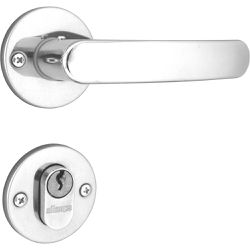 ALIANÇA FECHADURA EXT INOX PREMIUM (2600/11)ROSETA - 07474 - ATACADO ZR
