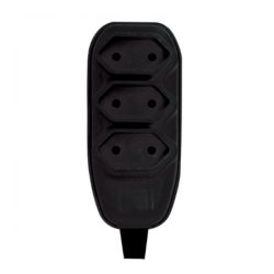 ILUMI EXTENSÃO PRETA CORDÃO PARALELO 2P 3M - 10770 - ATACADO ZR