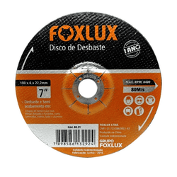 FAMASTIL DISCO DESBASTE 41/2 115x4,8x22,2MM - 09569 - ATACADO ZR