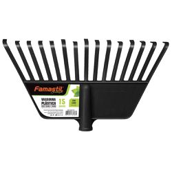 FAMASTIL VASSOURA GRAMA 15 DENTES PVC C/ CABO - 10905 - ATACADO ZR