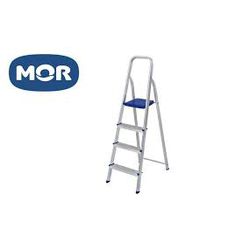 MOR ESCADA DOMESTICA ALUMINIO 4 DEGRAUS - 13205 - ATACADO ZR