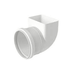 CONEXTEC JOELHO RETANGULAR P/ CALHA 100MM - 10429 - ATACADO ZR